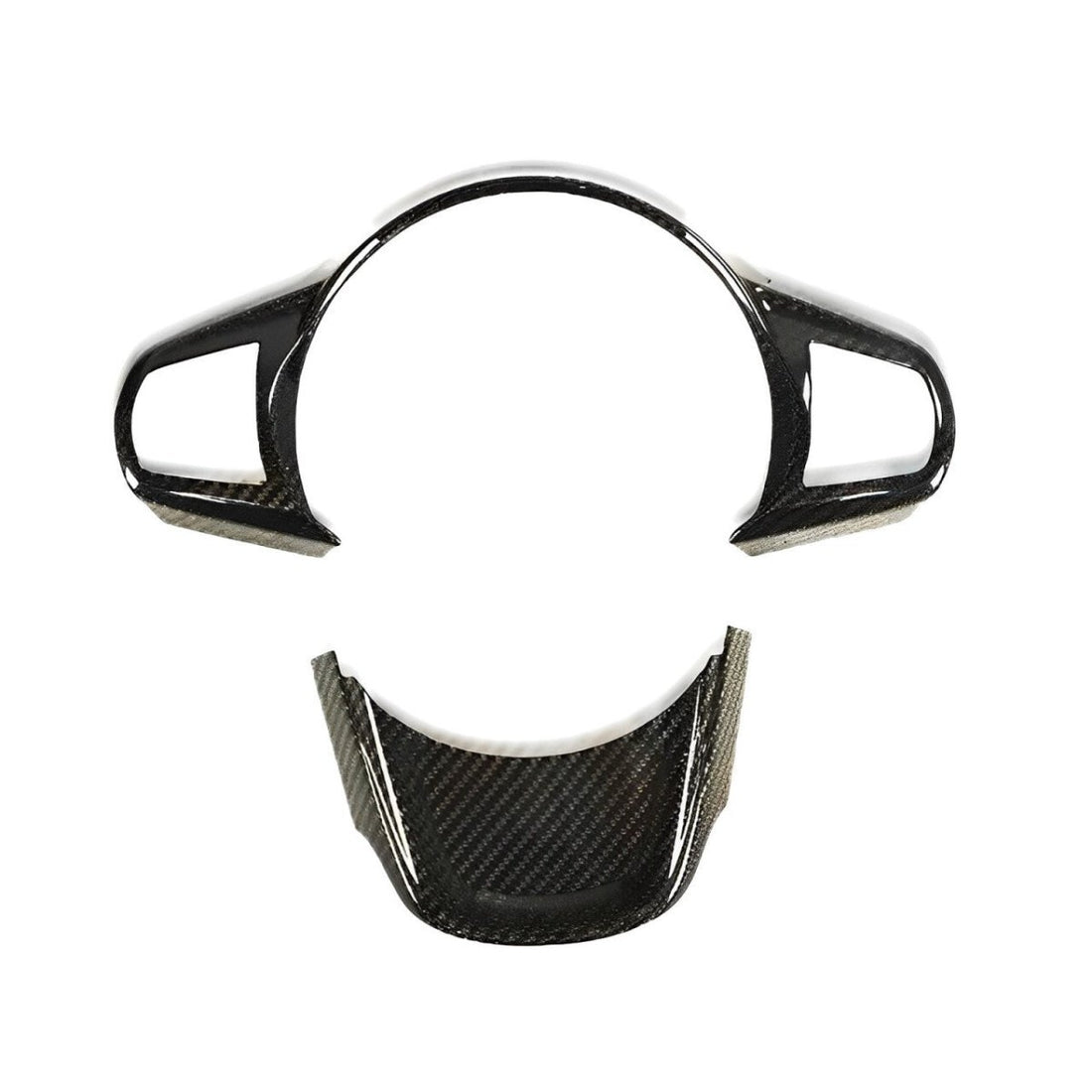 Carbon Fiber Toyota Steering Wheel Trim A90 Supra 2019 - present by HyperSteering - HyperSteering