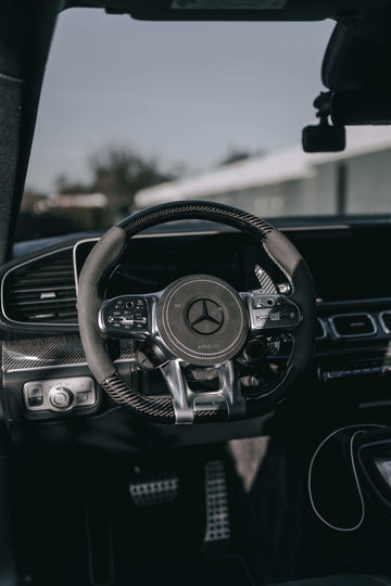 Custom AMG Perfoemance Style Steering Wheel Mercedes Benz (2010 - 2020) by HyperSteering - HyperSteering