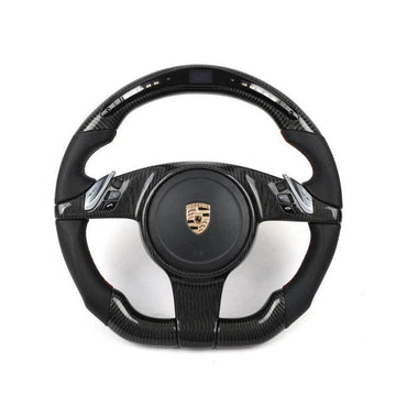Custom Porsche Steering Wheel Cayenne Style (2011 - 2014) by HyperSteering - HyperSteering
