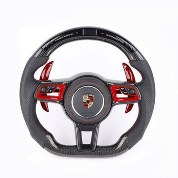 Custom Porsche Steering Wheel Macan Style 2014 - present - HyperSteering