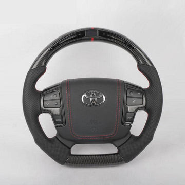 Custom Toyota Steering Wheel Land Cruiser 200 Series Style 2008 - present by HyperSteering - HyperSteering