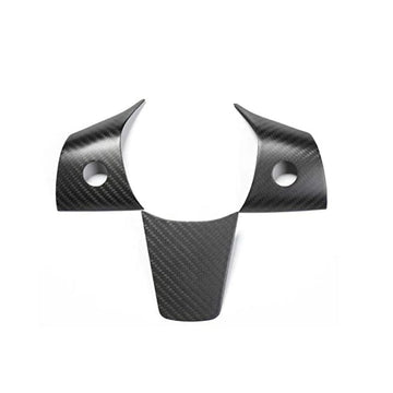 Upgrade: Tesla Model 3 / Y Carbon Fiber Steering Wheel Center Trim - HyperSteering