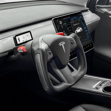 Yoke Carbon Fiber Steering Wheel for Tesla Model 3 / Y - HyperSteering