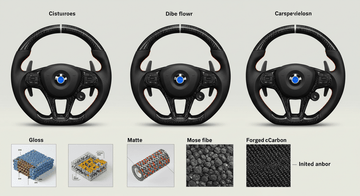 Carbon Fiber Steering Wheels: A Detailed Analysis of Gloss, Matte, and Forged Carbon Options - HyperSteering