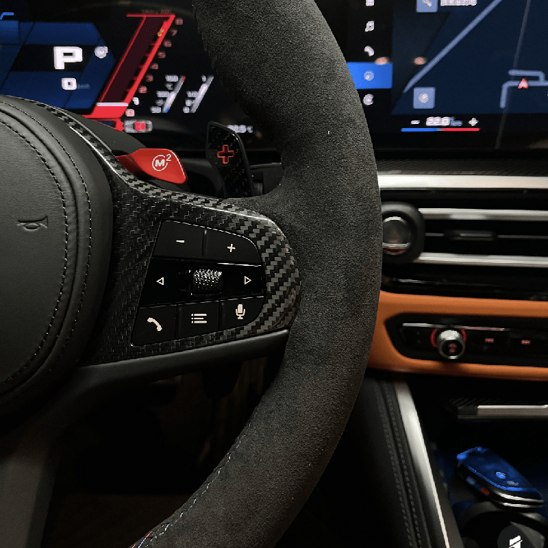 Alcantara N Leather M - Performance Steering Wheel for BMW F - Chassis - HyperSteering