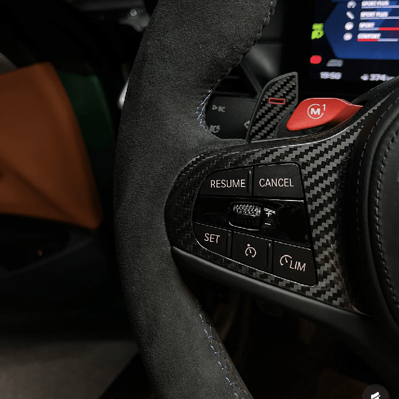 Alcantara N Leather M - Performance Steering Wheel for BMW F - Chassis - HyperSteering