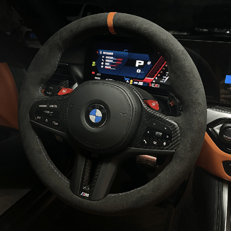 Alcantara N Leather M - Performance Steering Wheel for BMW F - Chassis - HyperSteering