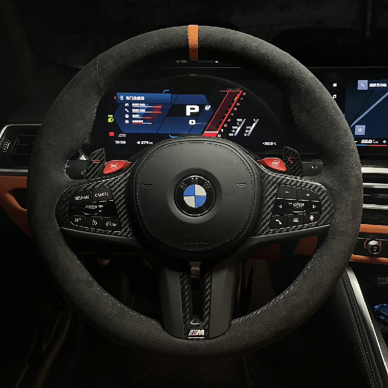 Alcantara N Leather M - Performance Steering Wheel for BMW F - Chassis - HyperSteering