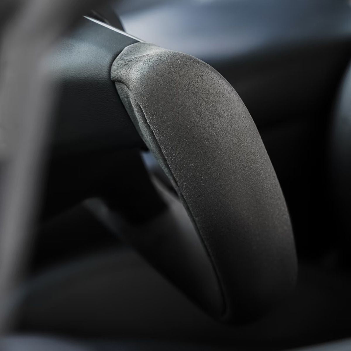 Alcantara Yoke Steering Wheel for Model 3 Highland & Model Y Juniper - HyperSteering