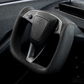 Alcantara Yoke Steering Wheel for Model 3 Highland & Model Y Juniper - HyperSteering