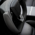 Alcantara Yoke Steering Wheel for Model 3 Highland & Model Y Juniper - HyperSteering