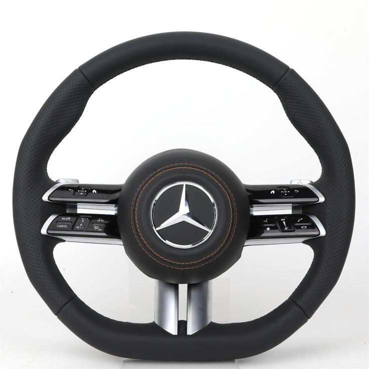 Carbon Fiber Custom Steering wheel Mercedes Benz AMG 2022+ by HyperSteering - HyperSteering