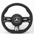 Carbon Fiber Custom Steering wheel Mercedes Benz AMG 2022+ by HyperSteering - HyperSteering