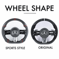 Carbon Fiber Custom Steering wheel Mercedes Benz AMG 2022+ by HyperSteering - HyperSteering