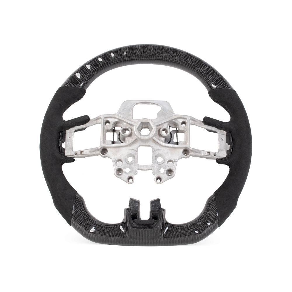 Carbon Fiber Ford Mustang Steering Wheel - S550 (LCI) by HyperSteering - HyperSteering