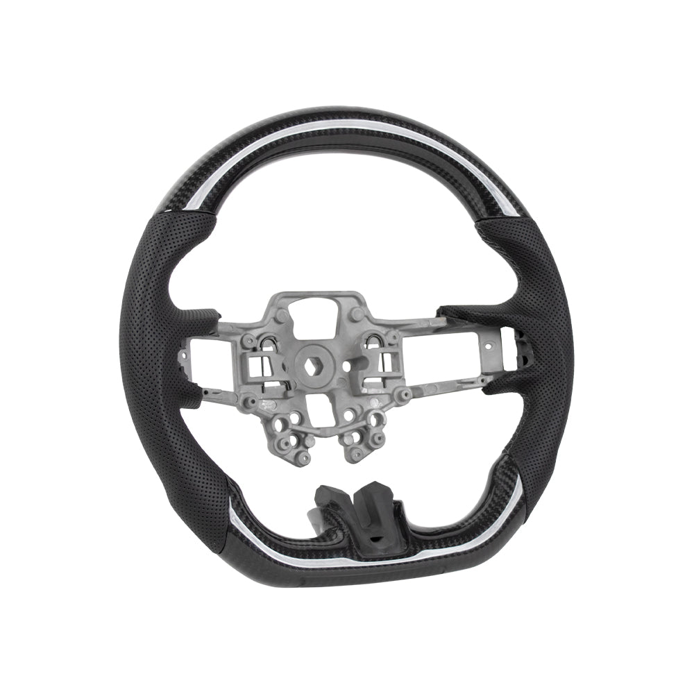 Carbon Fiber Ford Mustang Steering Wheel - S550 (LCI) by HyperSteering - HyperSteering