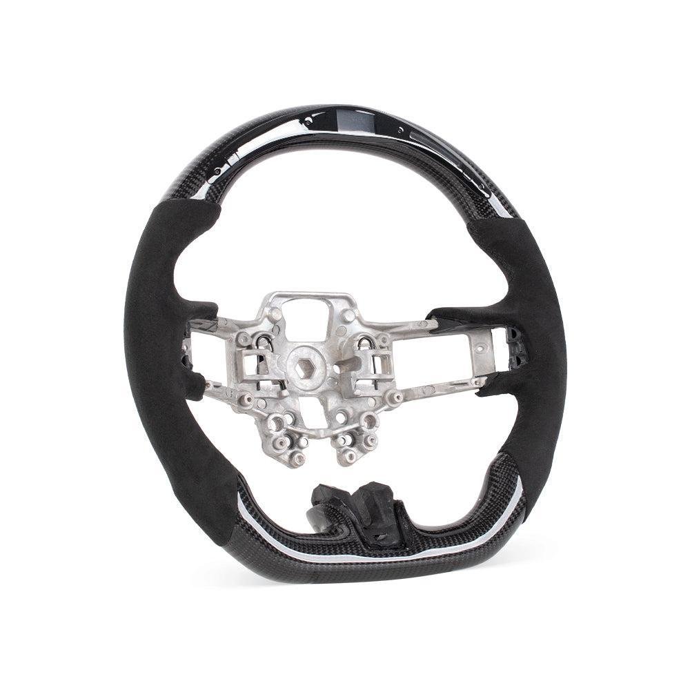 Carbon Fiber Ford Mustang Steering Wheel - S550 (LCI) by HyperSteering - HyperSteering