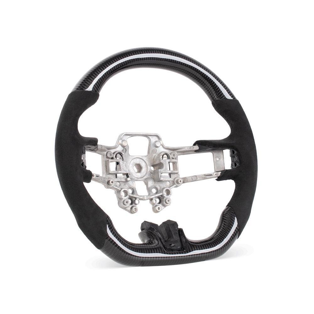 Carbon Fiber Ford Mustang Steering Wheel - S550 (LCI) by HyperSteering - HyperSteering