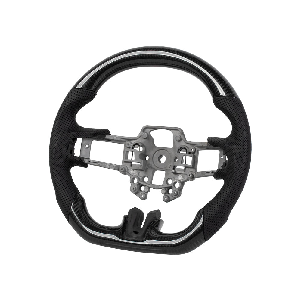 Carbon Fiber Ford Mustang Steering Wheel - S550 (LCI) by HyperSteering - HyperSteering