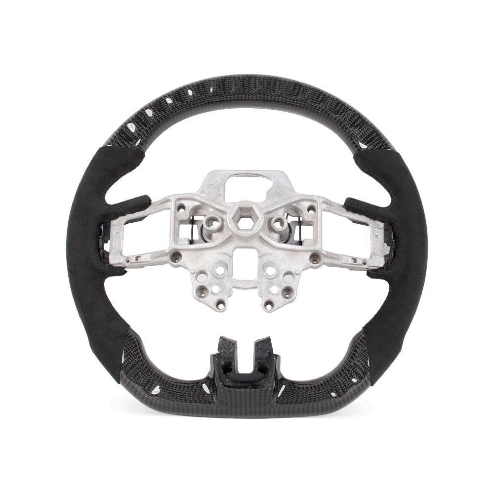 Carbon Fiber Ford Mustang Steering Wheel - S550 (LCI) by HyperSteering - HyperSteering