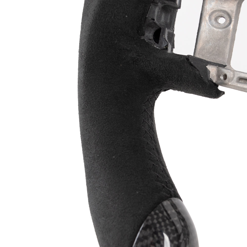 Carbon Fiber Ford Mustang Steering Wheel - S550 (LCI) by HyperSteering - HyperSteering
