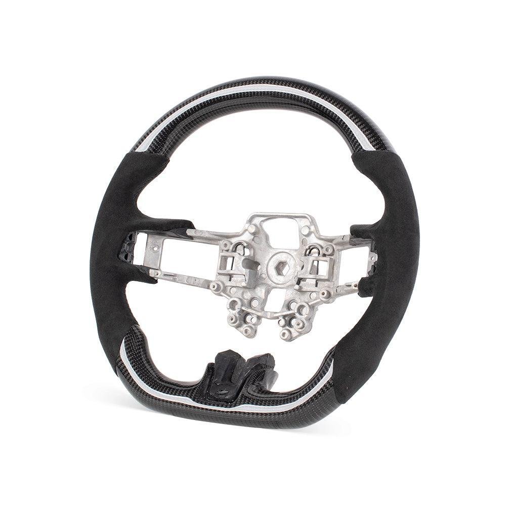 Carbon Fiber Ford Mustang Steering Wheel - S550 (LCI) by HyperSteering - HyperSteering