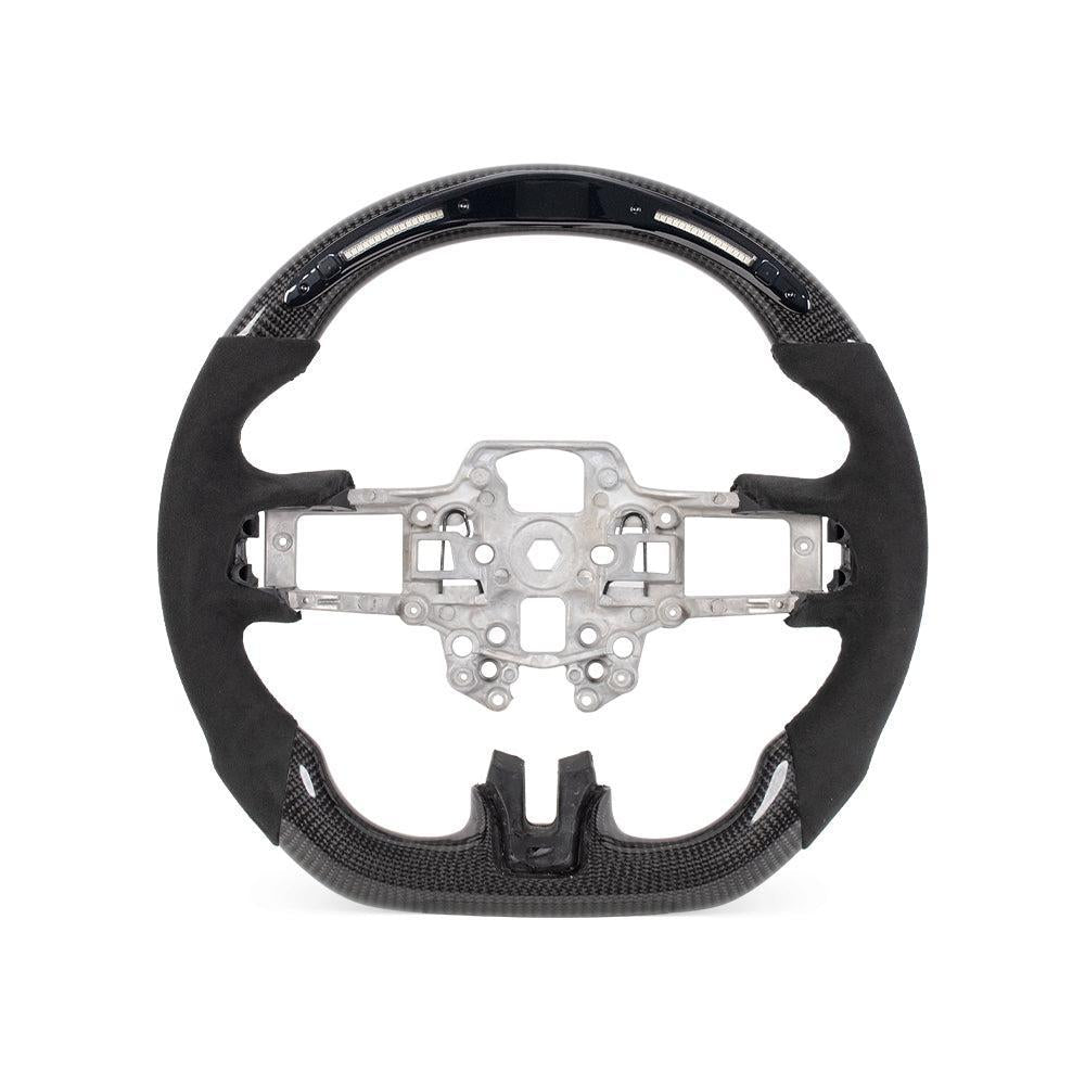 Carbon Fiber Ford Mustang Steering Wheel - S550 (LCI) by HyperSteering - HyperSteering