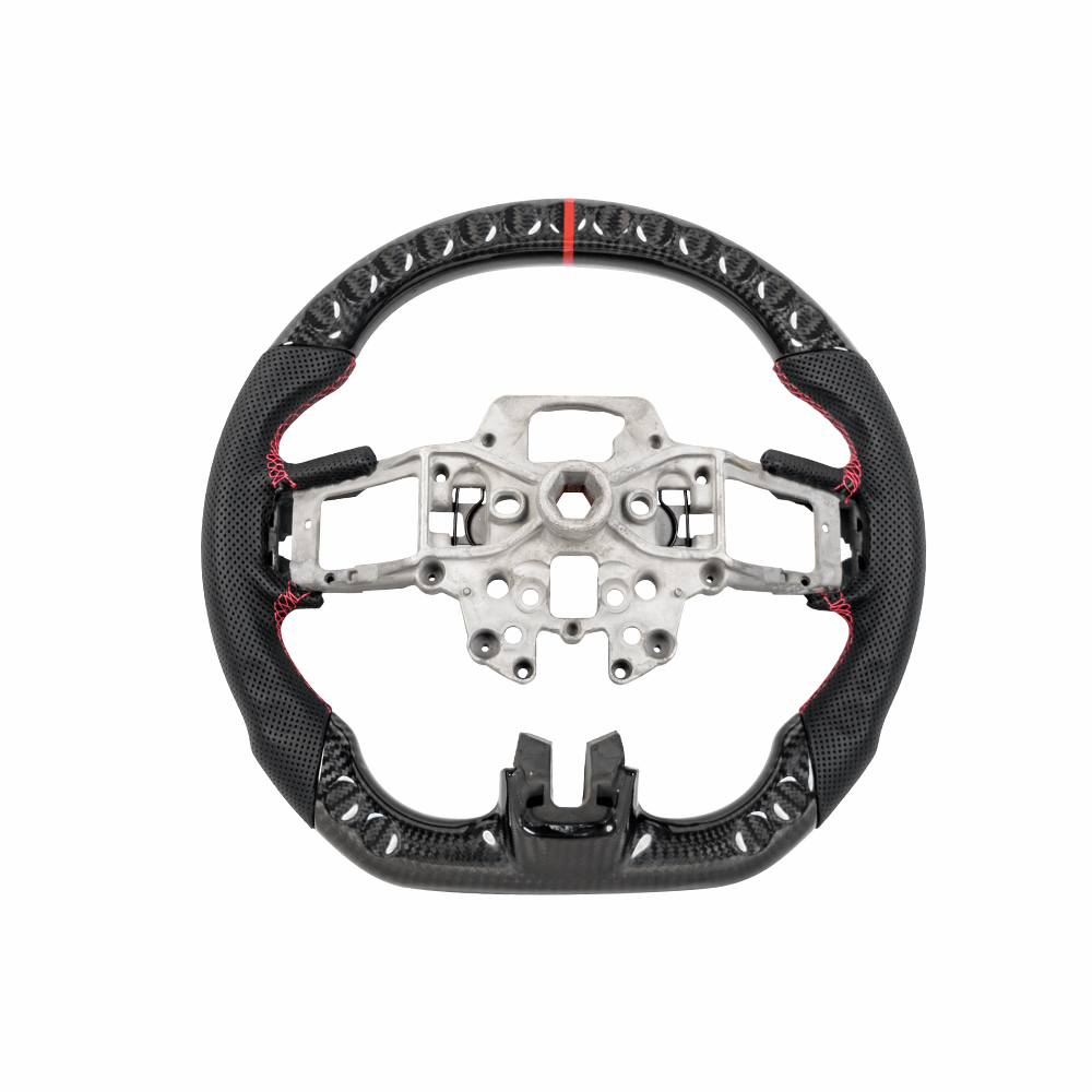 Carbon Fiber Ford Mustang Steering Wheel - S550 (Pre - LCI) by HyperSteering - HyperSteering