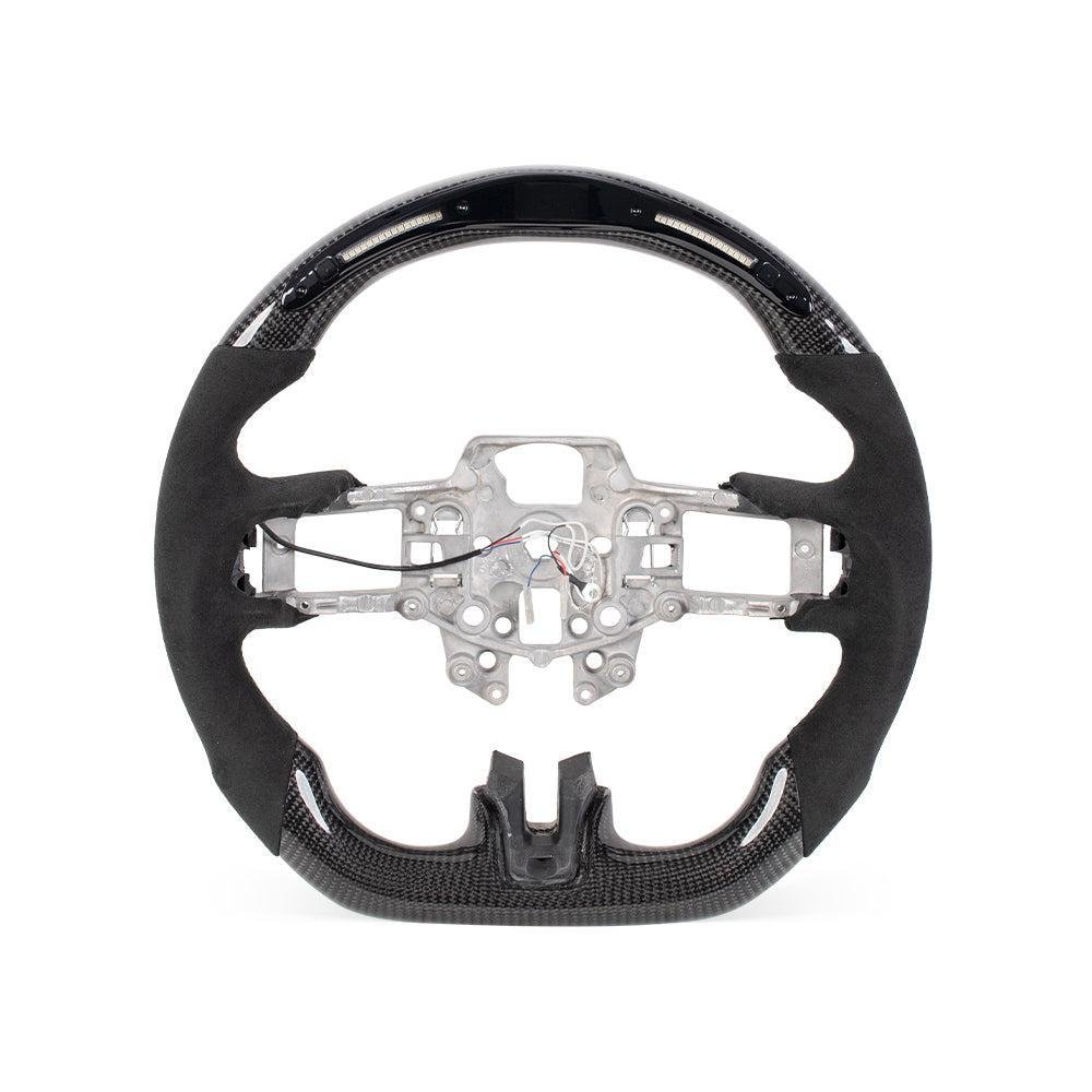 Carbon Fiber Ford Mustang Steering Wheel - S550 (Pre - LCI) by HyperSteering - HyperSteering