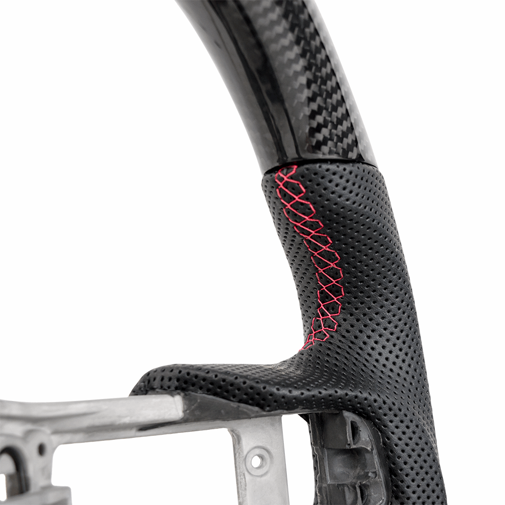 Carbon Fiber Ford Mustang Steering Wheel - S550 (Pre - LCI) by HyperSteering - HyperSteering