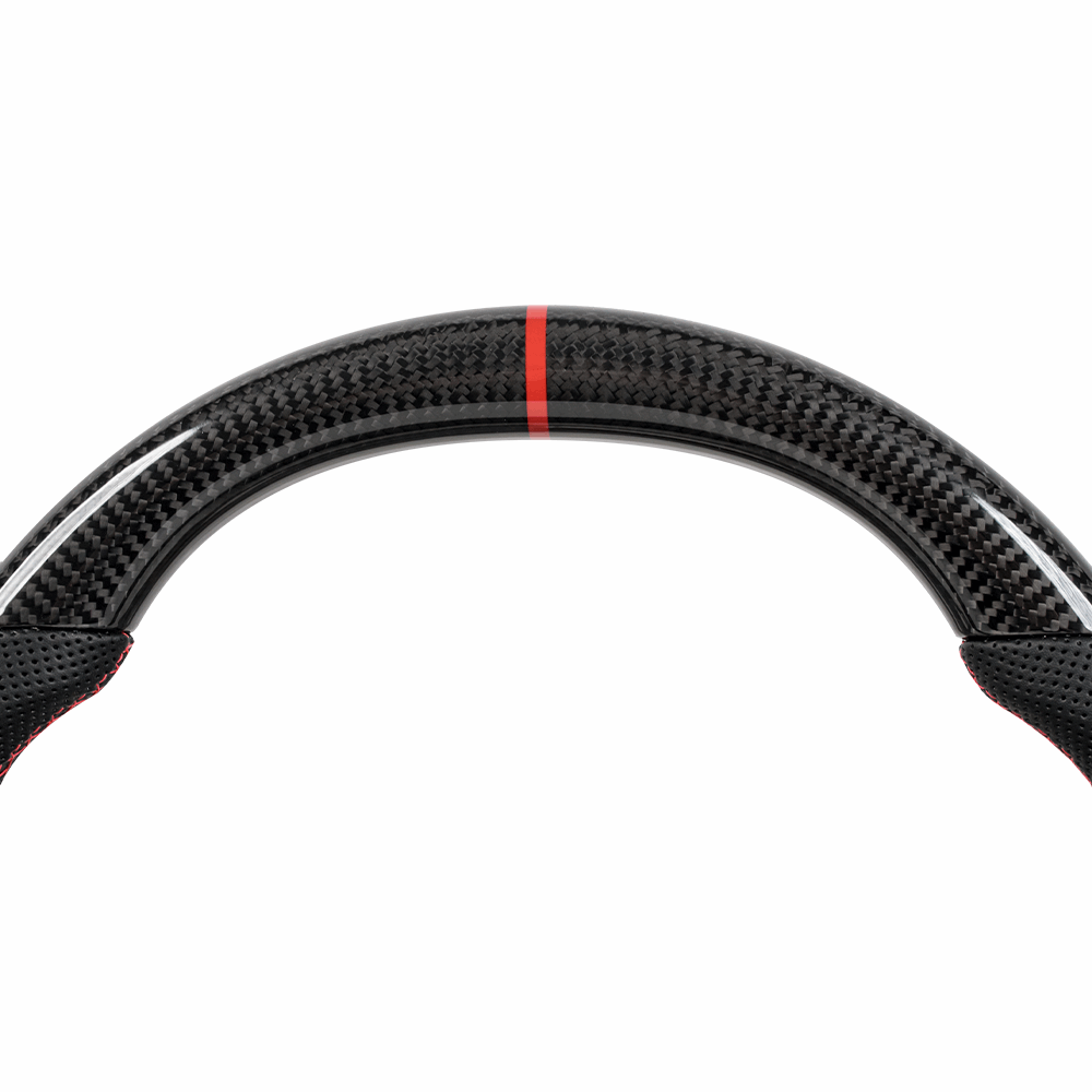 Carbon Fiber Ford Mustang Steering Wheel - S550 (Pre - LCI) by HyperSteering - HyperSteering