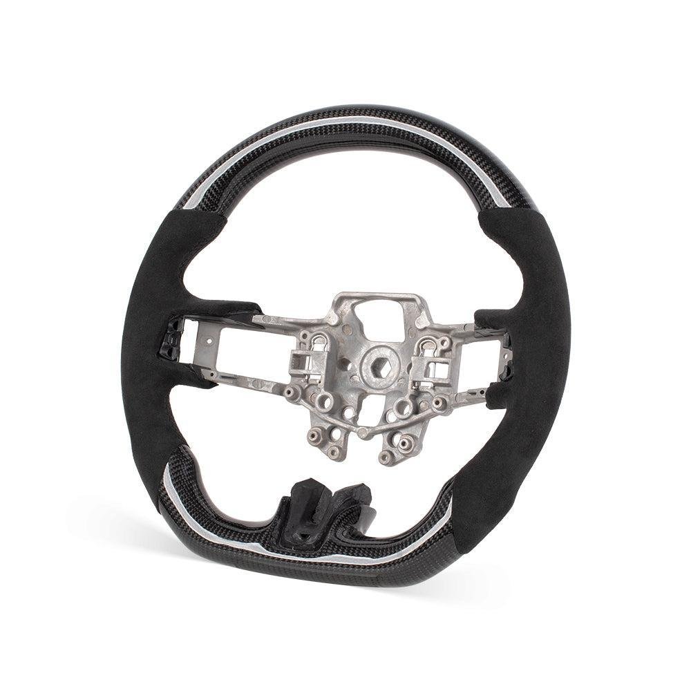 Carbon Fiber Ford Mustang Steering Wheel - S550 (Pre - LCI) by HyperSteering - HyperSteering