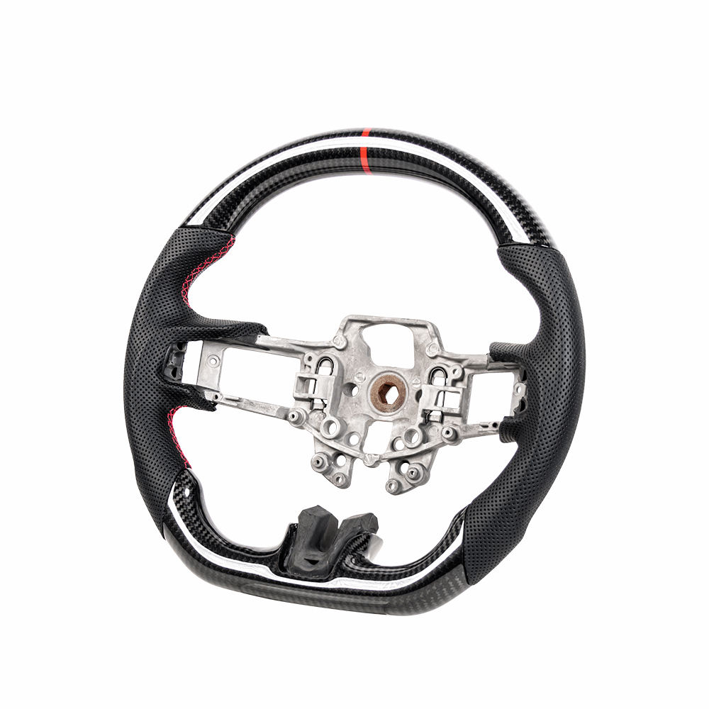 Carbon Fiber Ford Mustang Steering Wheel - S550 (Pre - LCI) by HyperSteering - HyperSteering