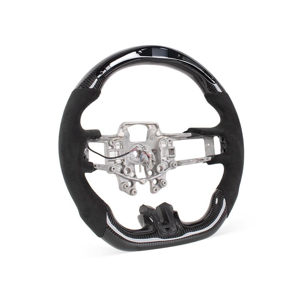 Carbon Fiber Ford Mustang Steering Wheel - S550 (Pre - LCI) by HyperSteering - HyperSteering