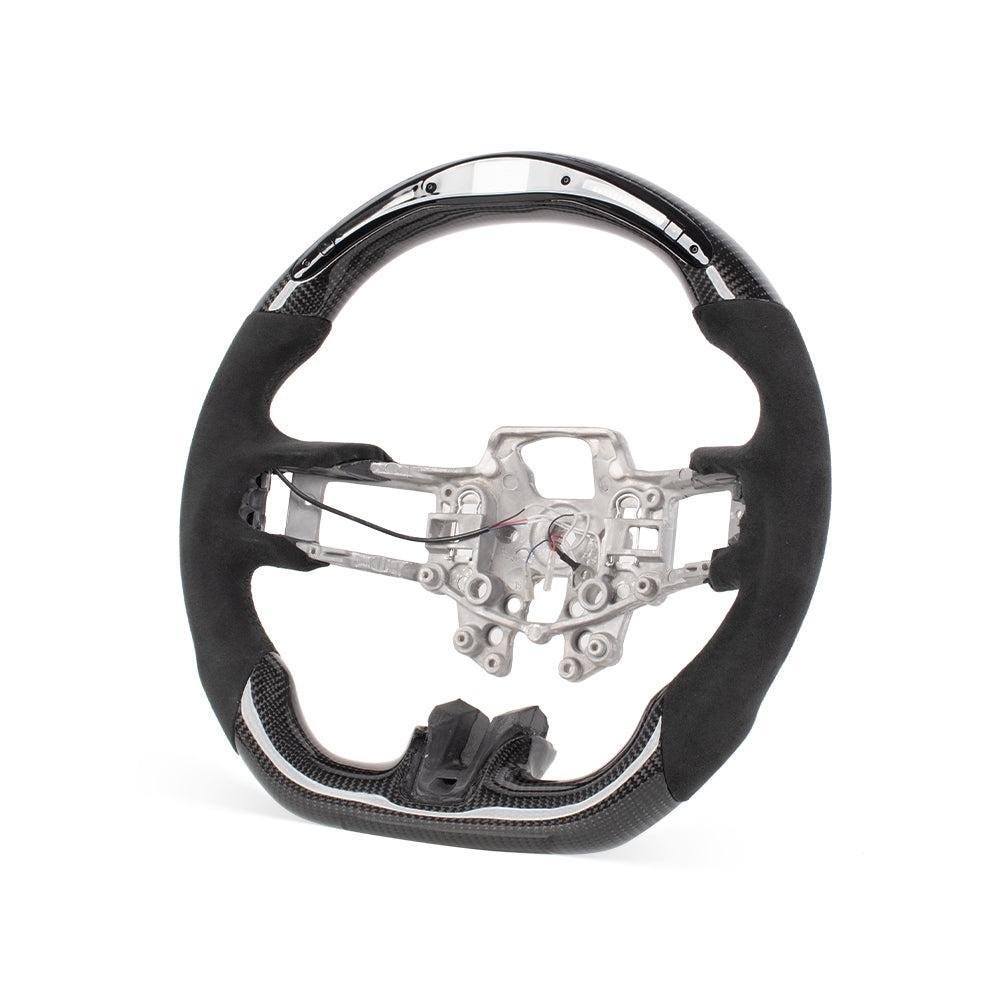 Carbon Fiber Ford Mustang Steering Wheel - S550 (Pre - LCI) by HyperSteering - HyperSteering