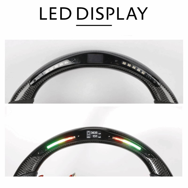 Carbon Fiber Steering Wheel Digital Display for BMW E46 E39 E53 (1995 - 2006) - HyperSteering