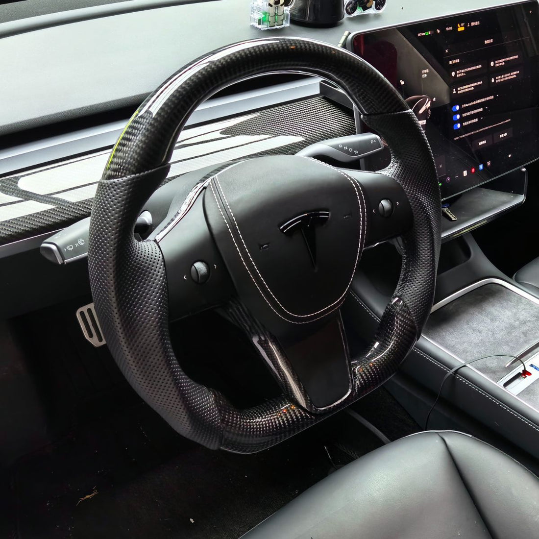 Carbon Fiber Sport Steering Wheel for Tesla Model 3 / Y - HyperSteering