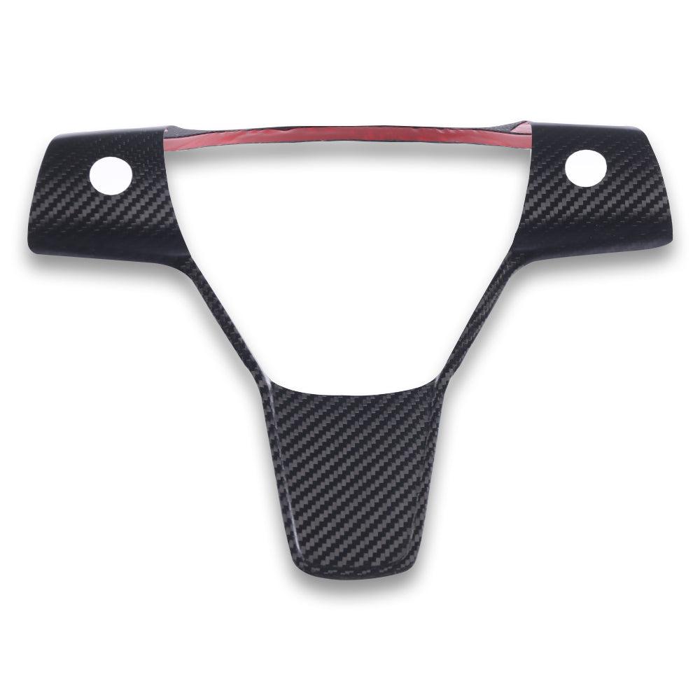Carbon Fiber Steering Wheel Accent Kit for Tesla Model 3 & Y - HyperSteering