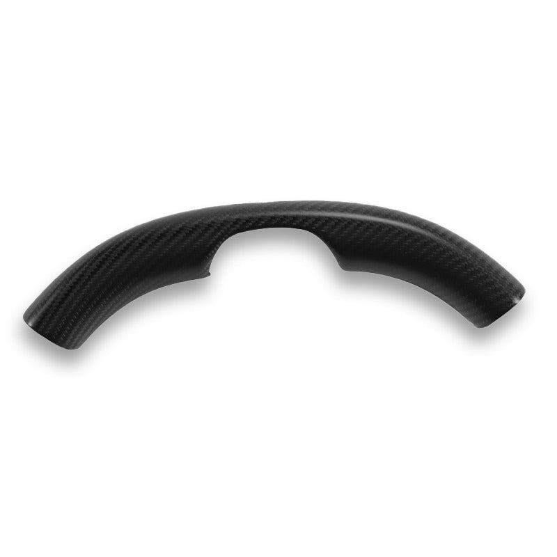 Carbon Fiber Steering Wheel Bottom Cover - Tesla Model 3 & Y - HyperSteering