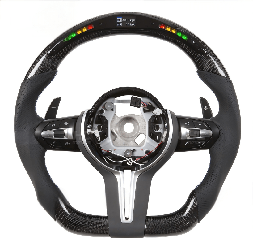 Carbon Fiber Steering Wheel Digital Display for BMW E46 E39 E53 (1995 - 2006) - HyperSteering