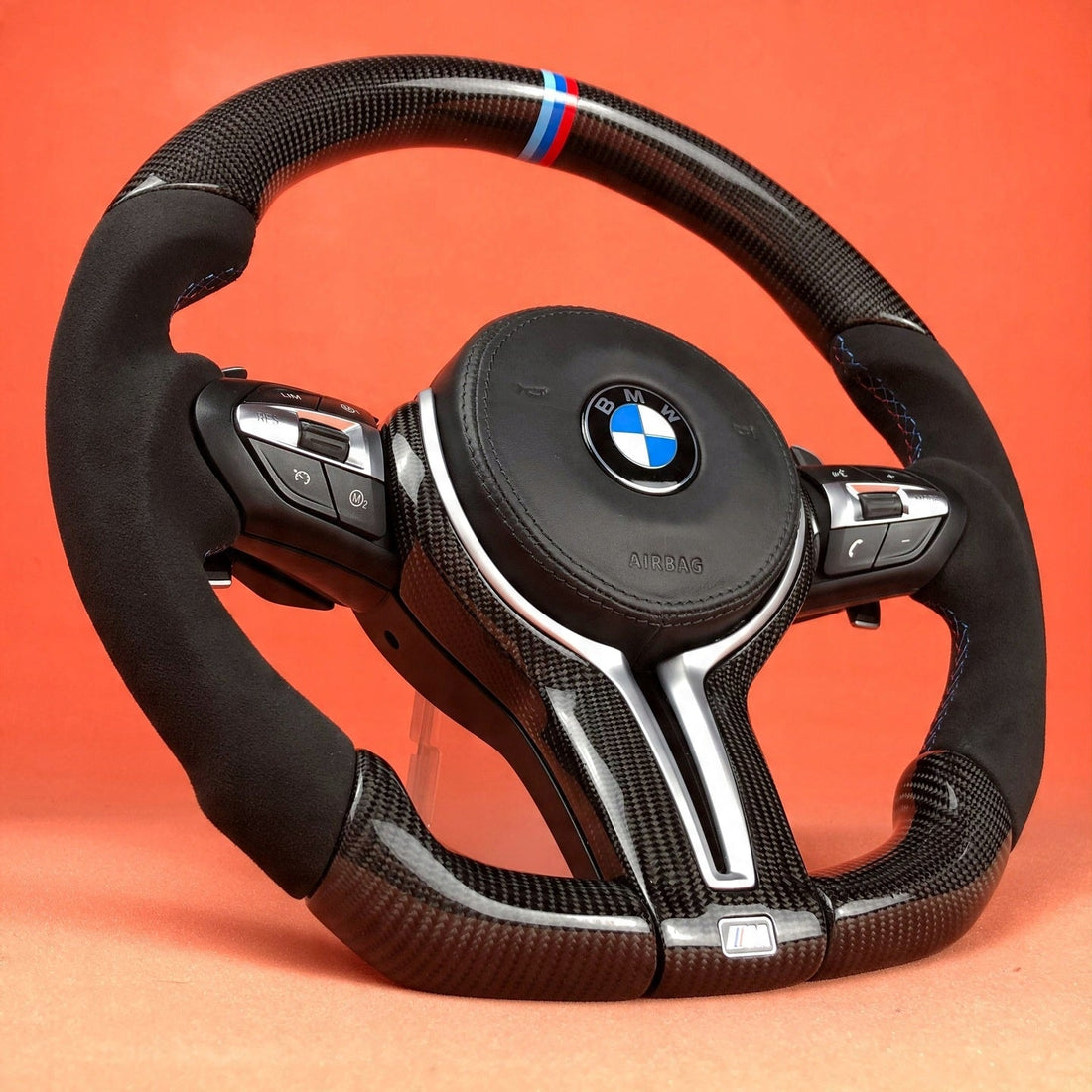 Carbon Fiber Steering Wheel for BMW F - Chassis (2010 - 2018) by HyperSteering - HyperSteering