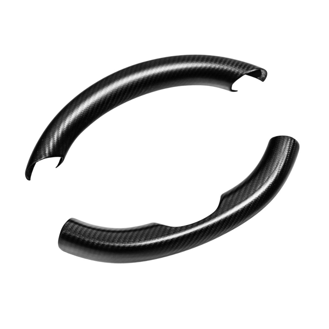 Carbon Fiber Steering Wheel Trim Kit for Tesla Model 3 / Y (Upper & Lower) - HyperSteering