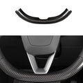 Carbon Fiber Steering Wheel Trim Kit for Tesla Model 3 / Y (Upper & Lower) - HyperSteering