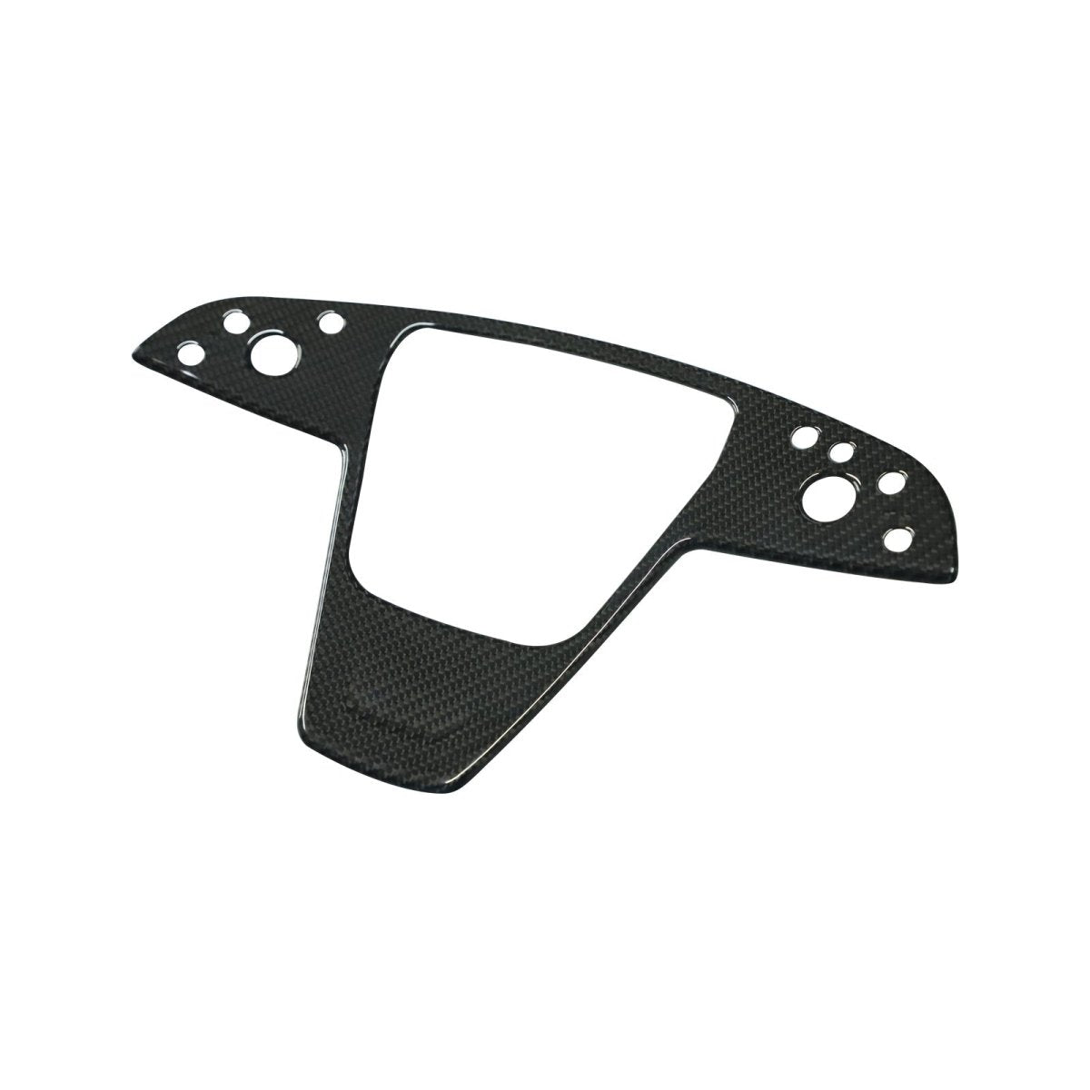 Carbon Fiber Steering Wheel Trim Panel Cover for Model S/X 2021+ - HyperSteering