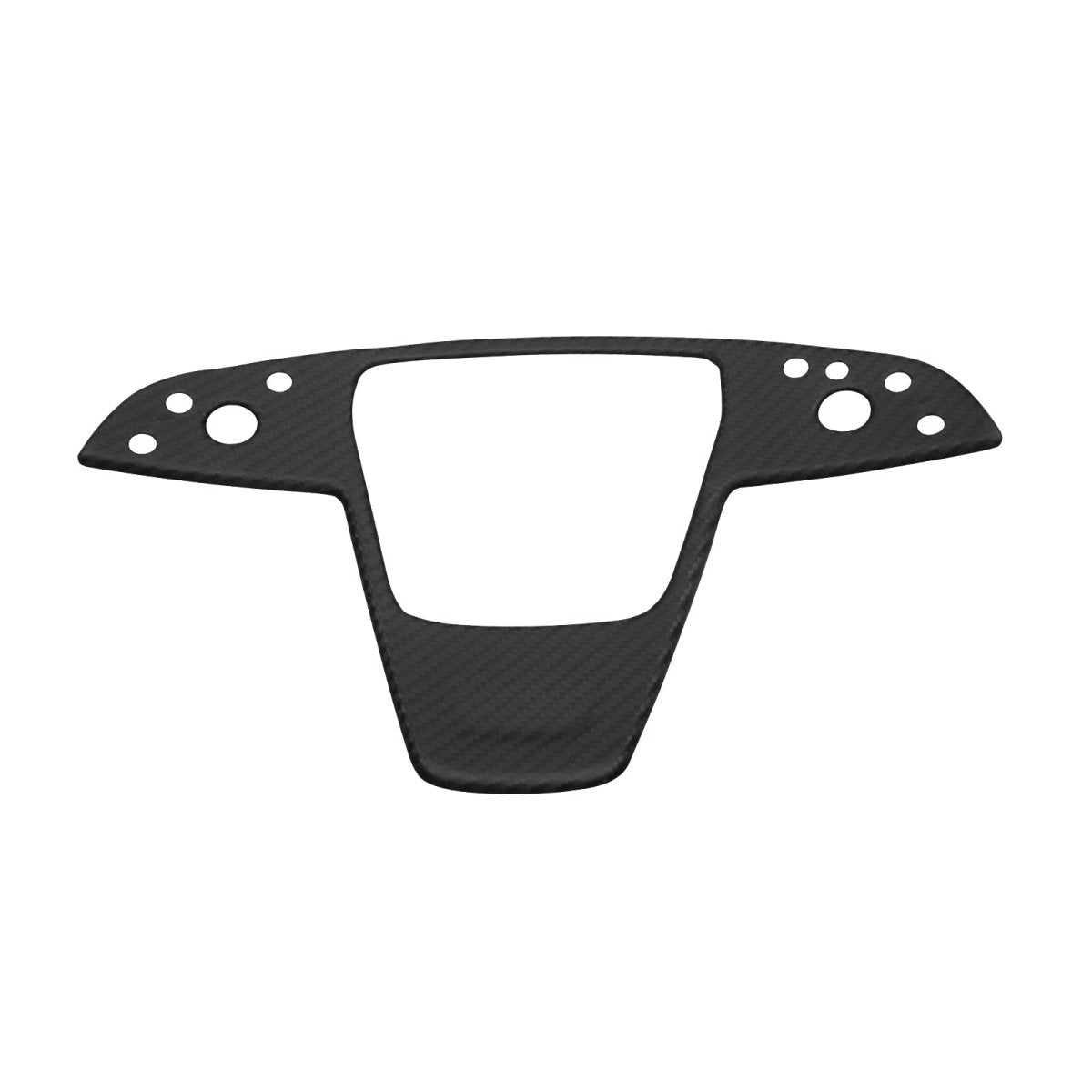 Carbon Fiber Steering Wheel Trim Panel Cover for Model S/X 2021+ - HyperSteering