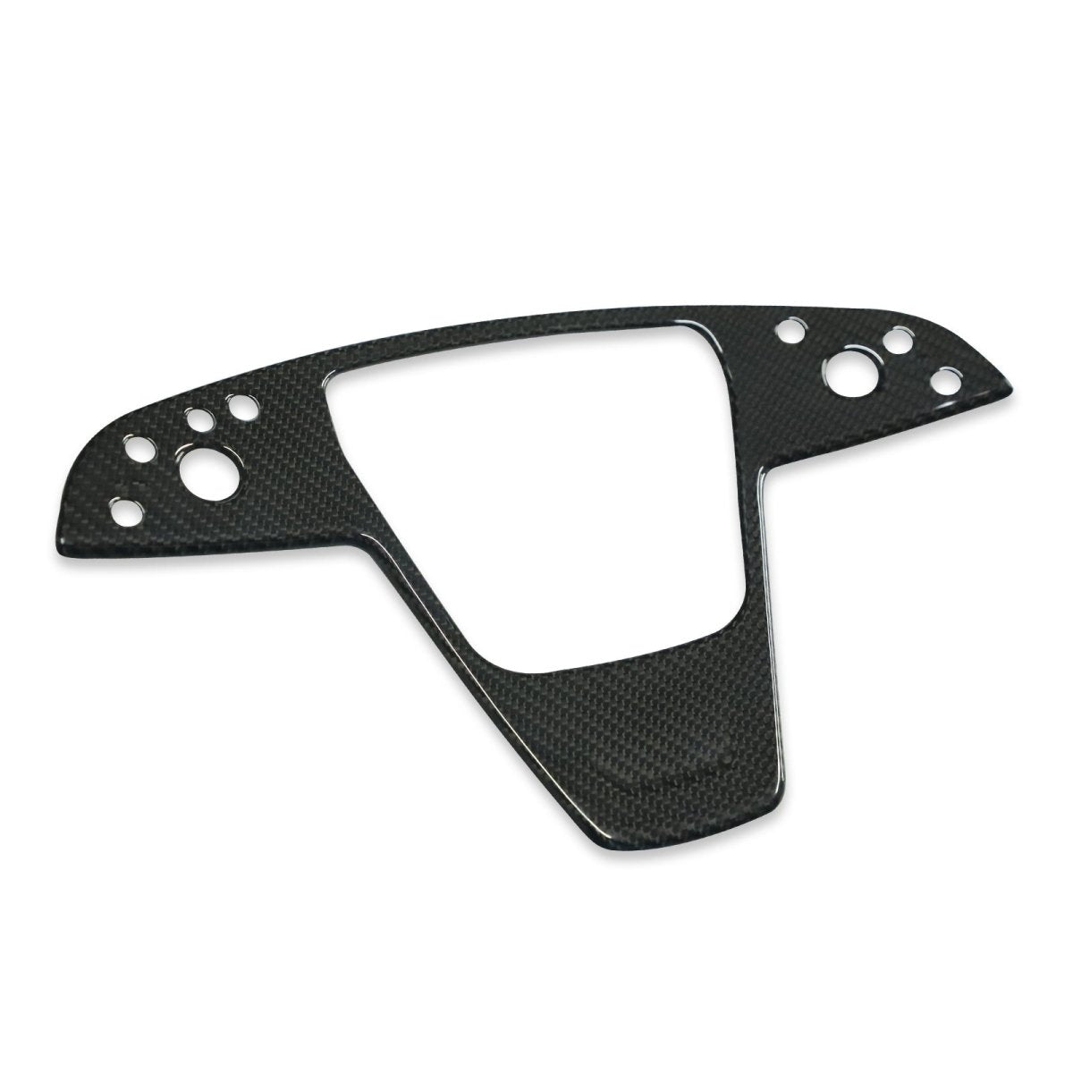 Carbon Fiber Steering Wheel Trim Panel Cover for Model S/X 2021+ - HyperSteering