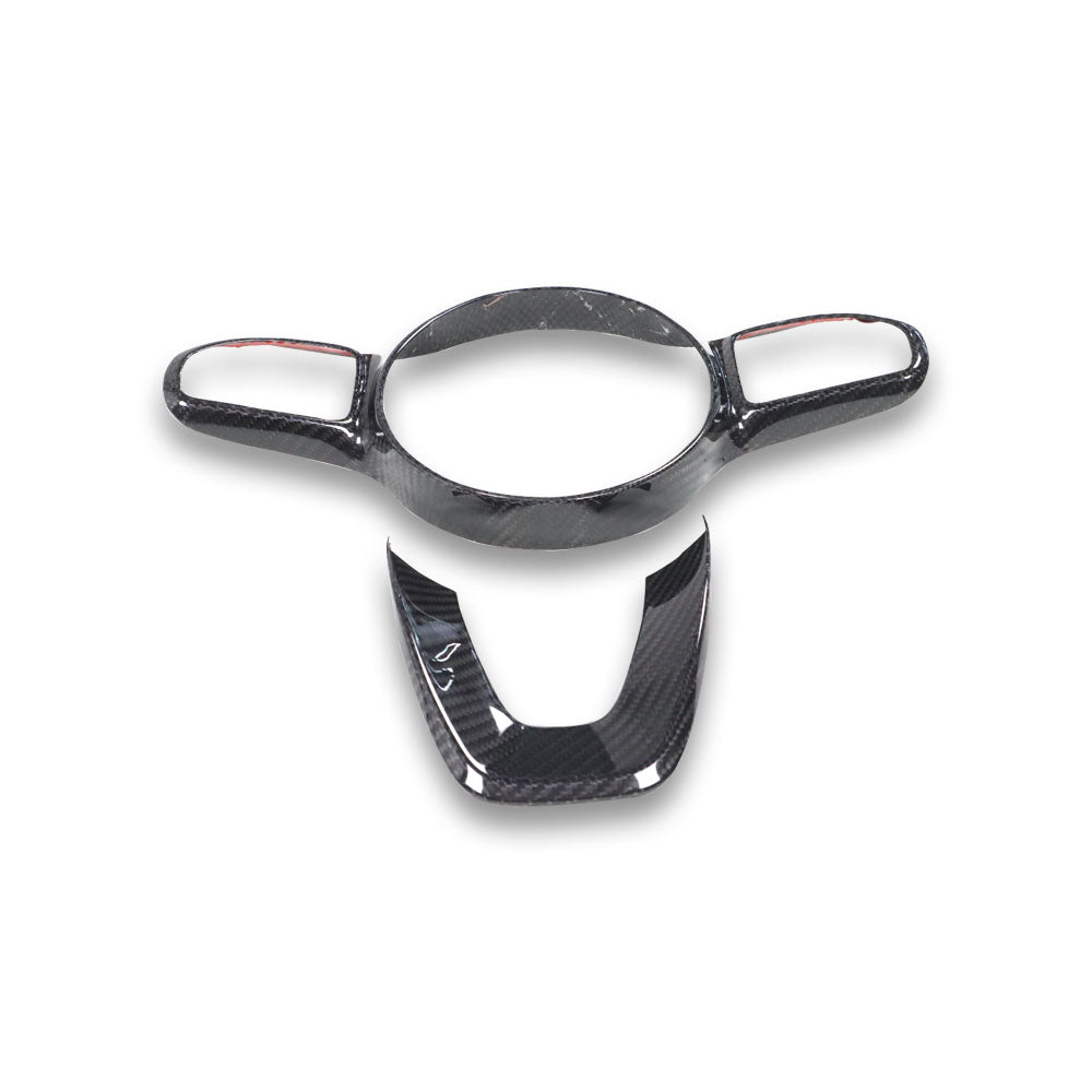 Carbon Fiber Steering Wheel Trims - Mercedes Benz W177 A - Class & W118 CLA - Class - HyperSteering