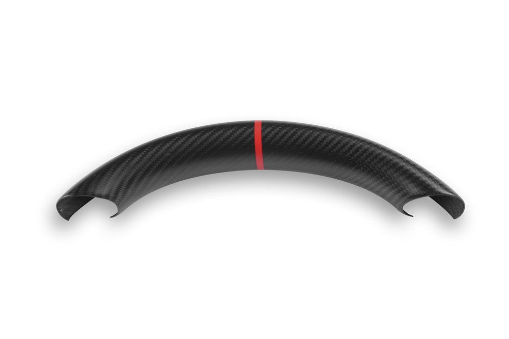 Carbon Fiber Steering Wheel Upper Cover for Tesla Model 3 & Y - HyperSteering