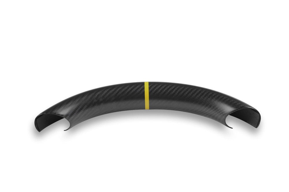 Carbon Fiber Steering Wheel Upper Cover for Tesla Model 3 & Y - HyperSteering