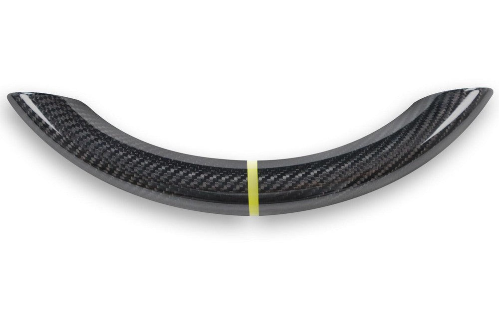 Carbon Fiber Steering Wheel Upper Cover for Tesla Model 3 & Y - HyperSteering